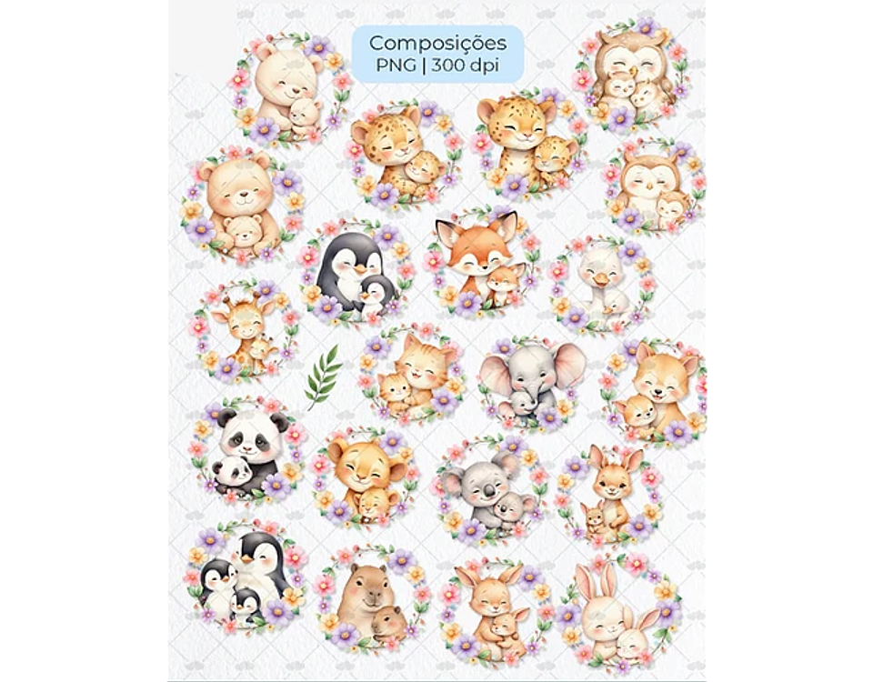 Kit Digital dia das mães doce aconchego - BALLOON CRIATIVO 3