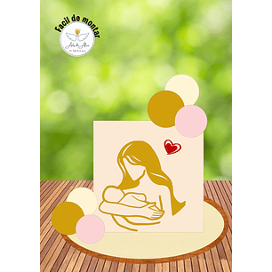 Arquivo topo de bolo dia das mães - MAMÃE SILHUETA