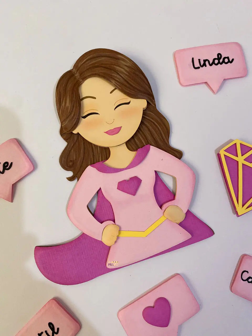 Arquivo topo de bolo dia das mães - SUPER MÃE 1