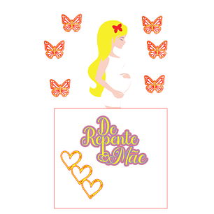 Arquivo topo de bolo dia das mães - DE REPENTE MÃE