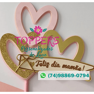 Arquivo topo de bolo dia das mães - FELIZ DIA MAMÃE