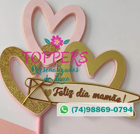 Arquivo topo de bolo dia das mães - FELIZ DIA MAMÃE