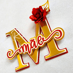 Arquivo topo de bolo dia das mães - M DE MÃE 