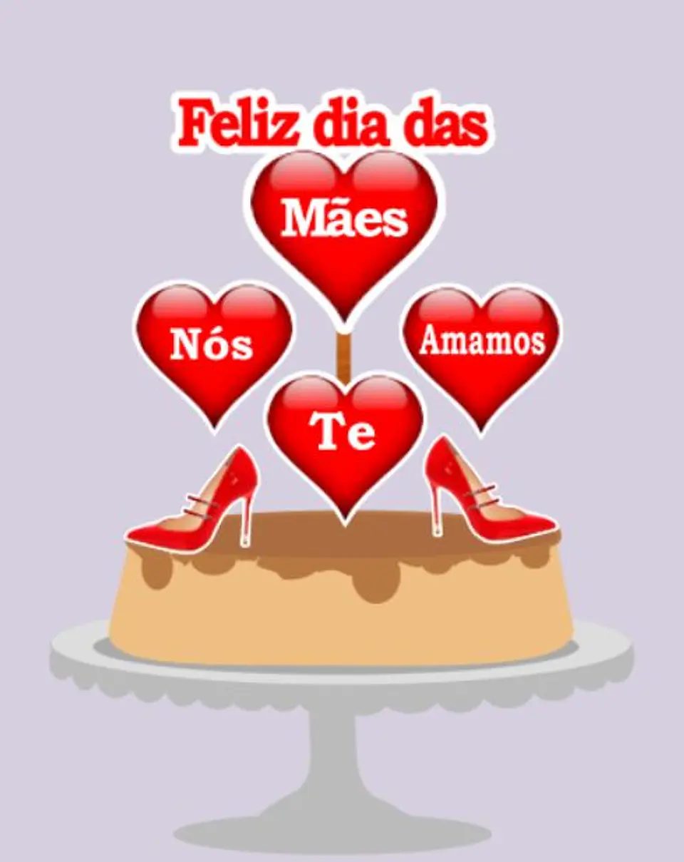Arquivo topo de bolo dia das mães - FELIZ DIA DAS MÃES NÓS TE AMAMOS 1