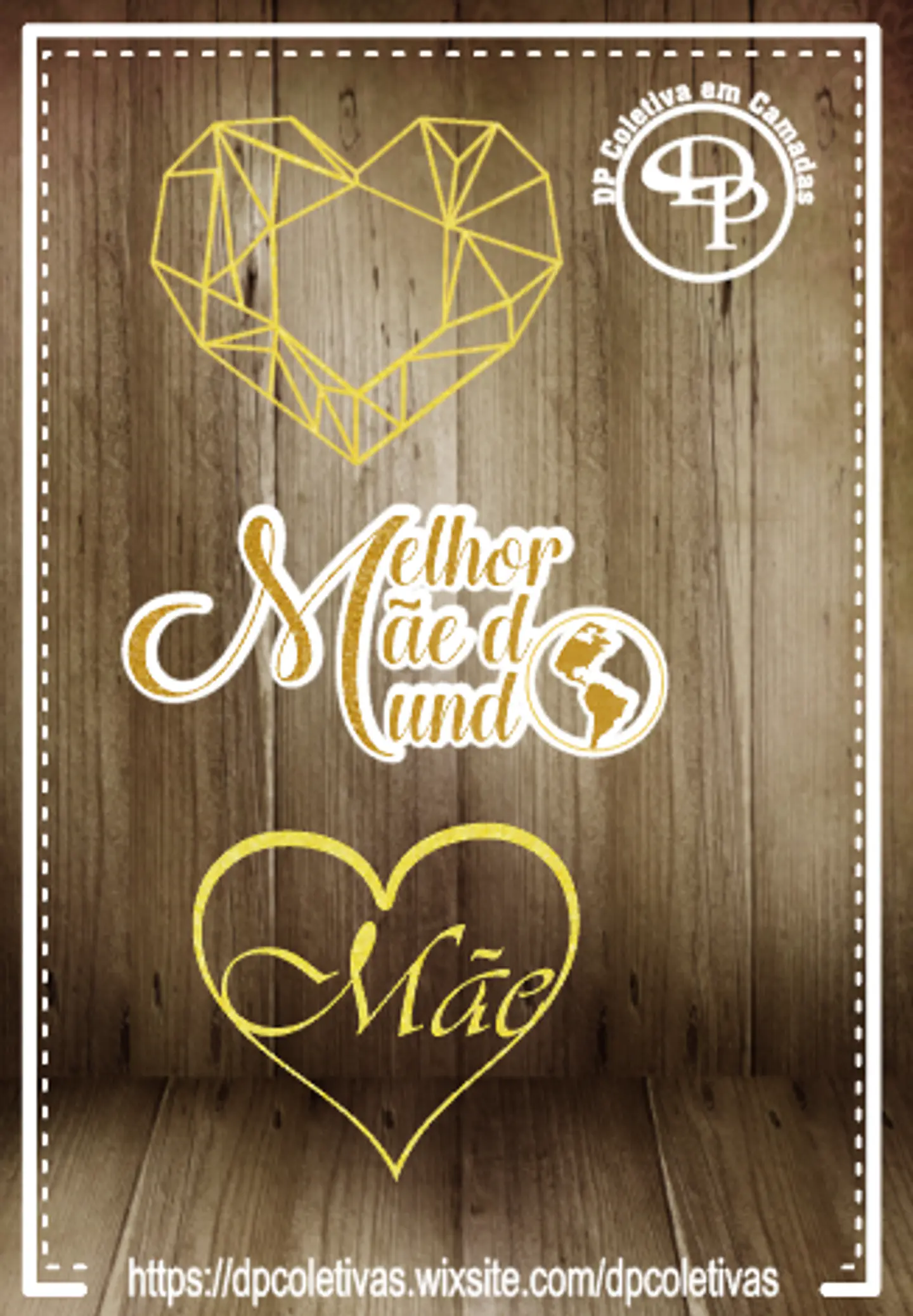 Arquivo topo de bolo dia das mães - MELHOR MÃE DO MUNDO 1