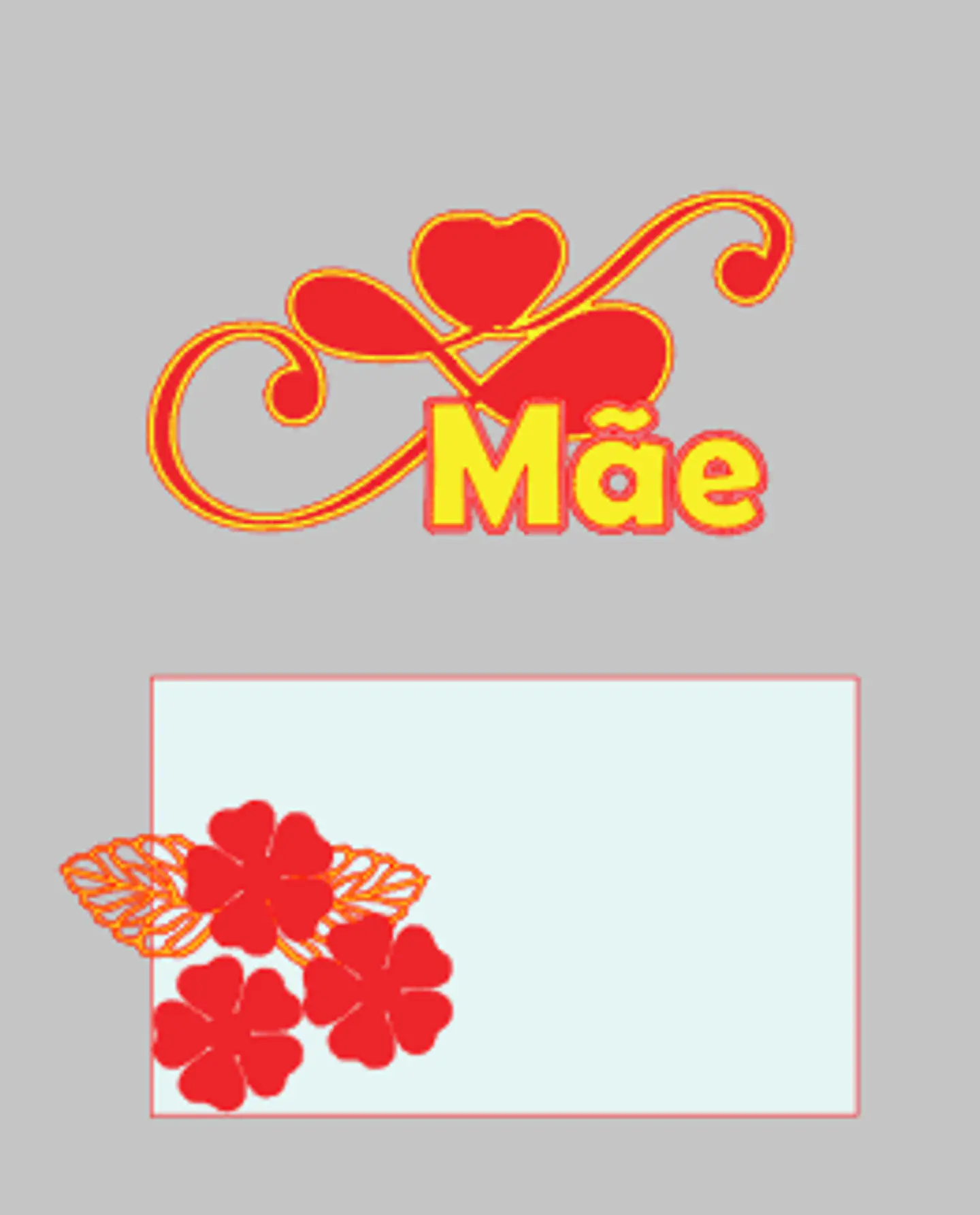 Arquivo topo de bolo dia das mães - MÃE FLORAL INFINITO 1