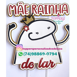Arquivo topo de bolo dia das mães - MÃE RAINHA