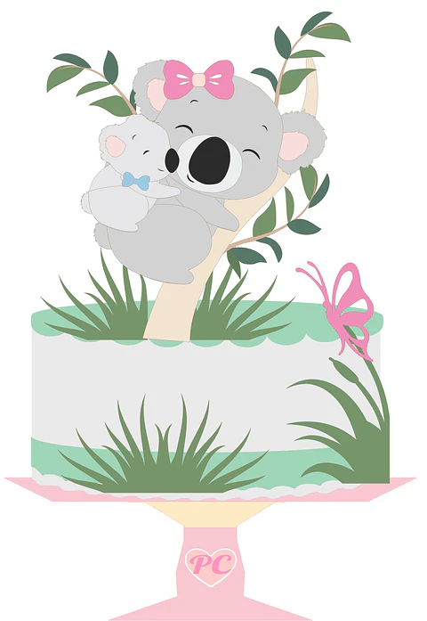 Arquivo topo de bolo dia das mães - MÃE E FILHA COALA