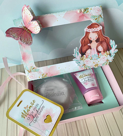 Arquivo de corte caixa sabonete + hidrante dia das mães - LINA