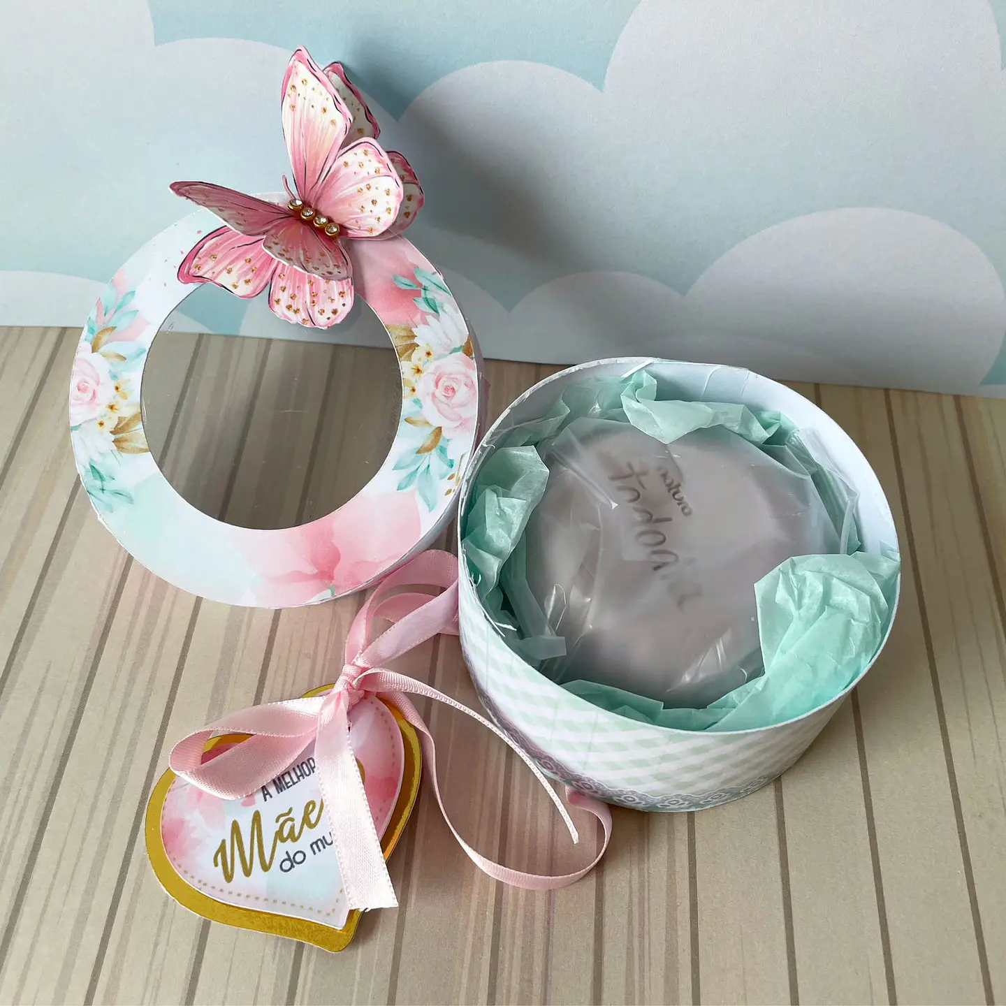 Arquivo de corte caixa para sabonete dia das mães - LINA 1