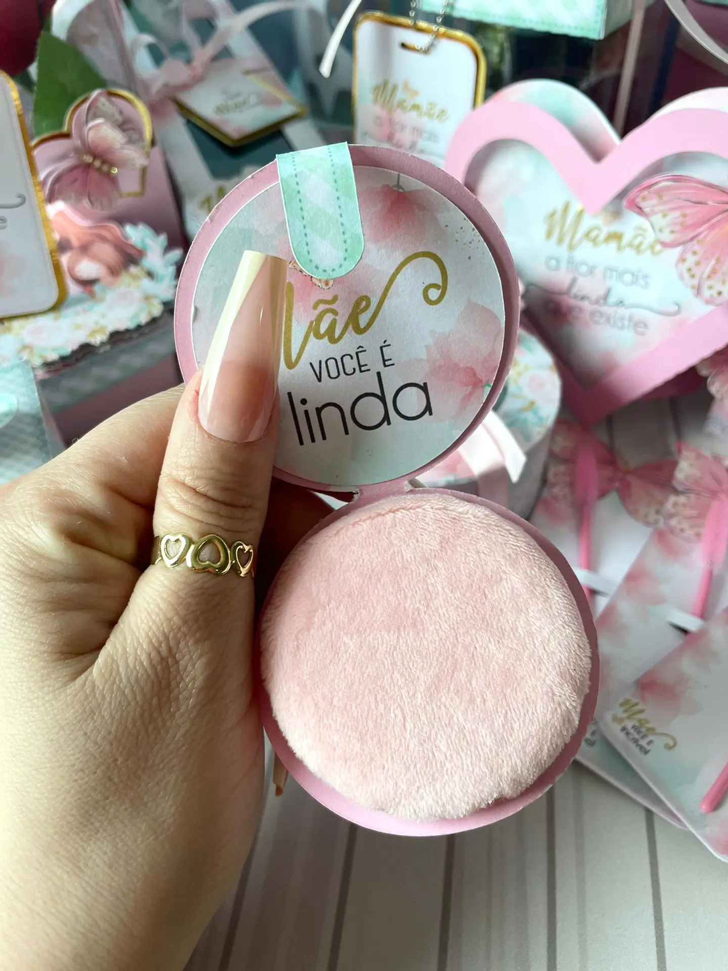 Arquivo de corte porta esponjinha pó dia das mães - LINA 3