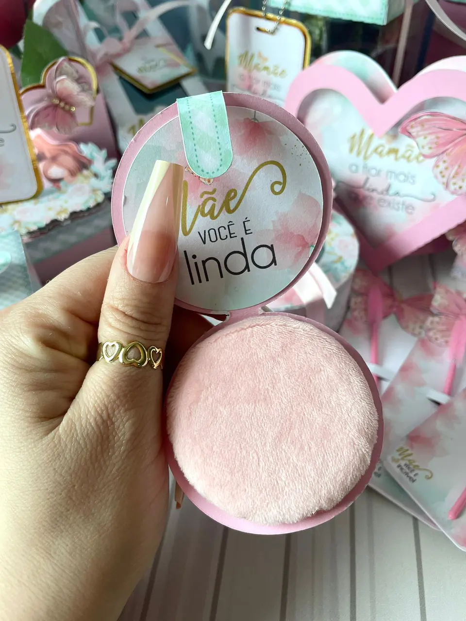 Arquivo de corte porta esponjinha pó dia das mães - LINA 3