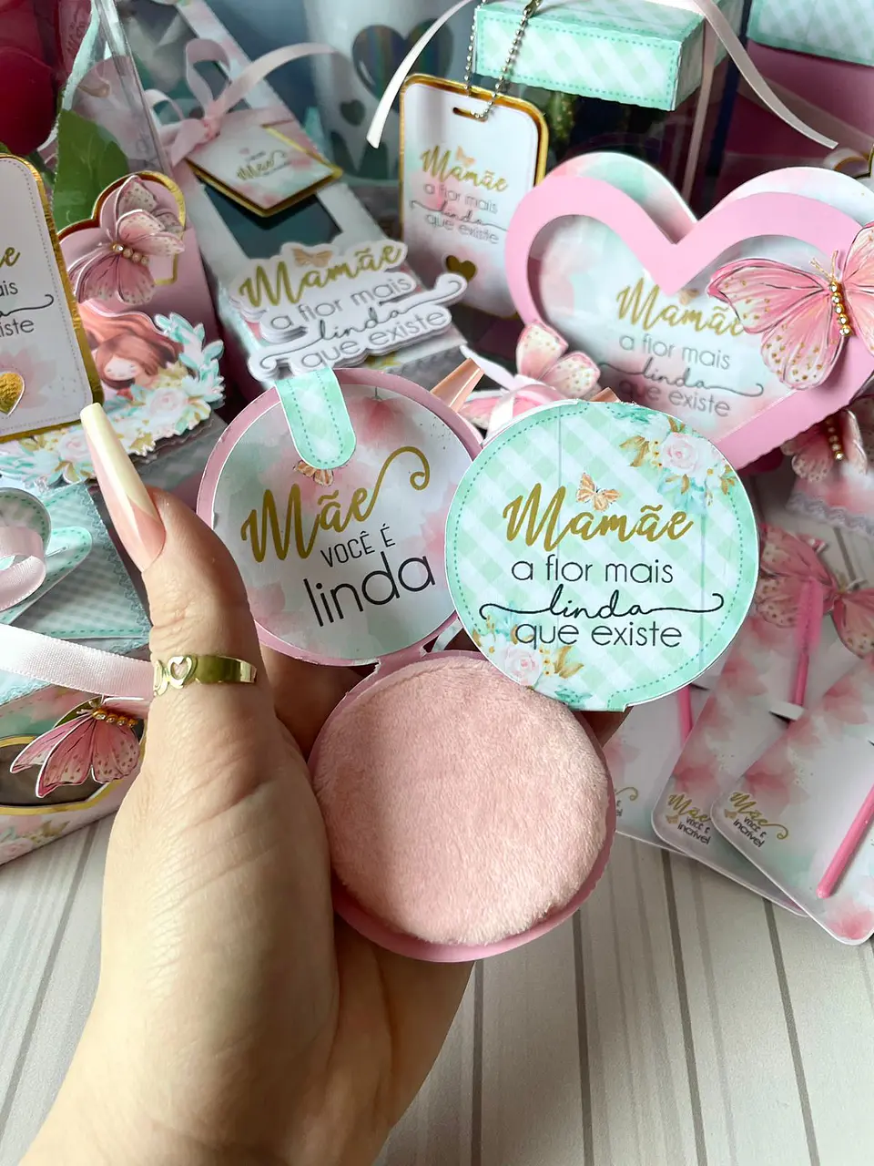 Arquivo de corte porta esponjinha pó dia das mães - LINA 4