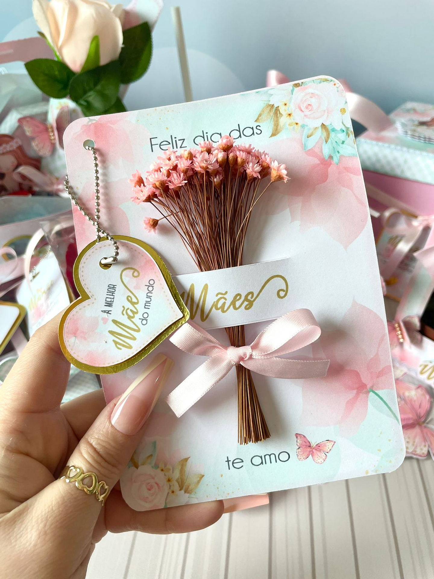 Arquivo de corte card florzinha dia das mães - LINA 1