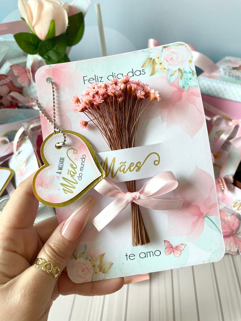 Arquivo de corte card florzinha dia das mães - LINA 1