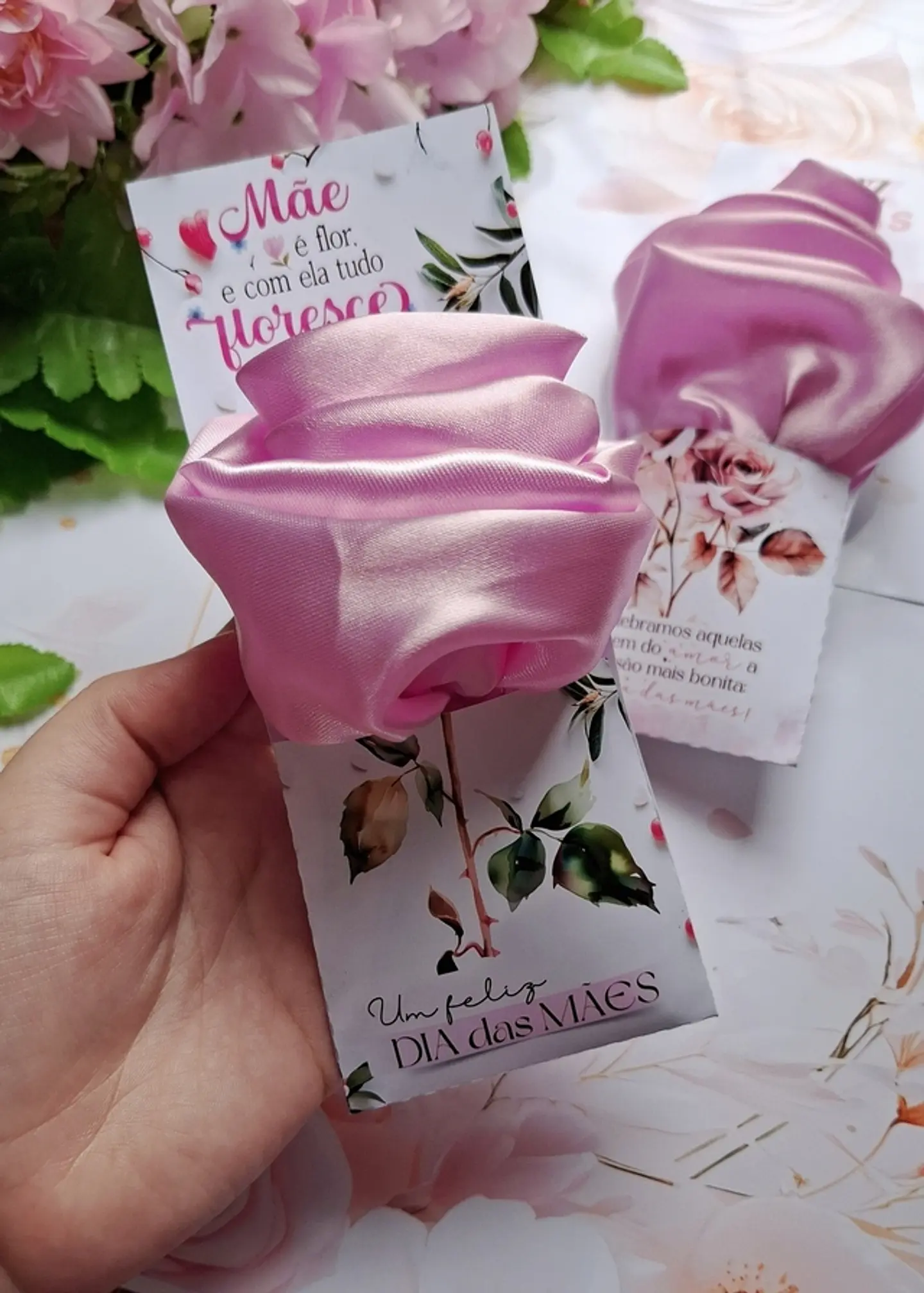 Arquivo dia das mães card touca de cetim - JLD 1