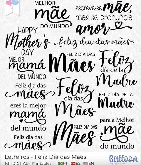 Arquivo dia das mães letreiros - BALOON