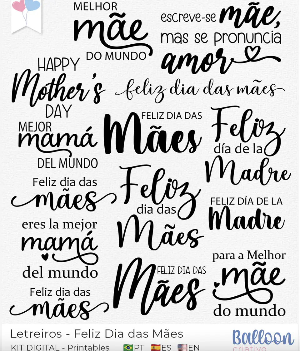 Arquivo dia das mães letreiros - BALOON 1