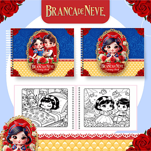Arquivo livro de colorir branca de neve - PAMELLA