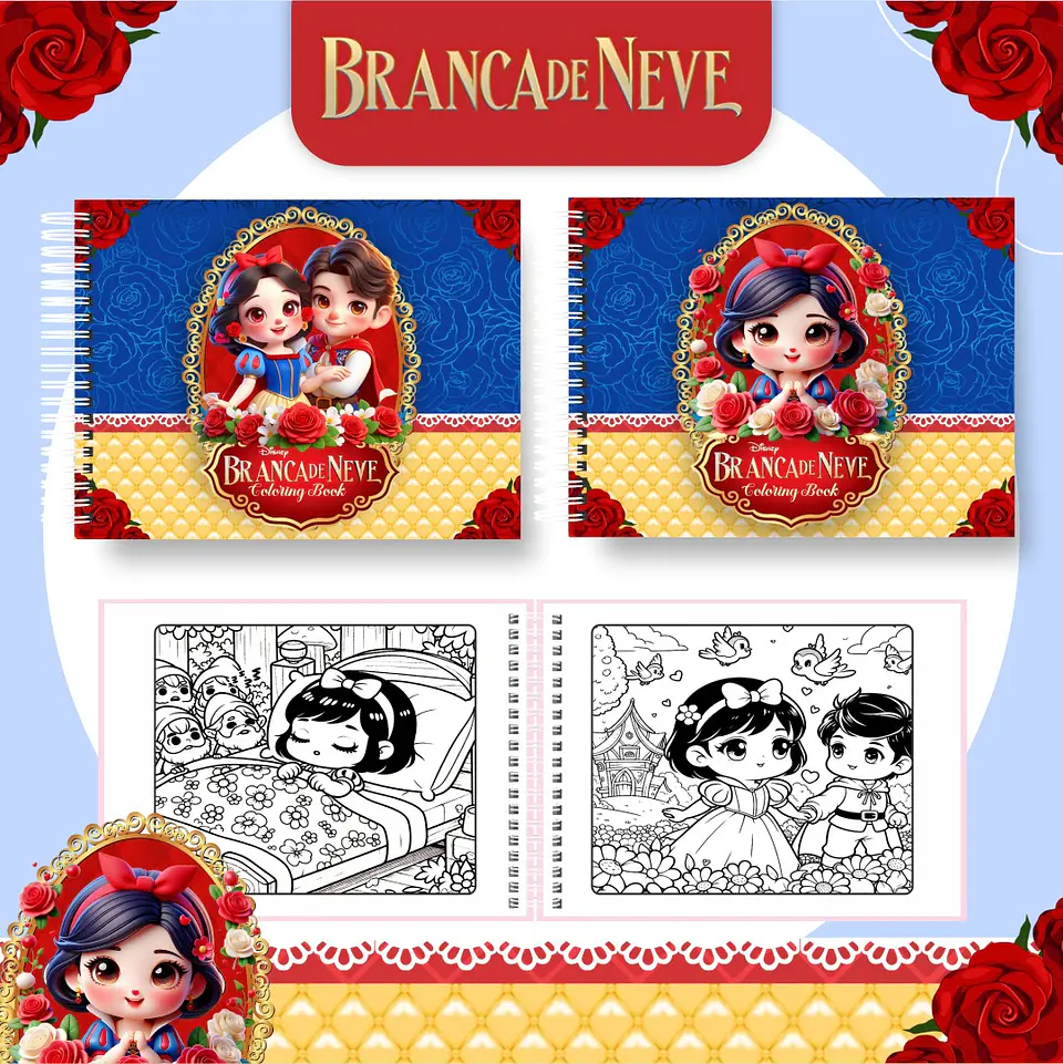 Arquivo livro de colorir branca de neve - PAMELLA 1