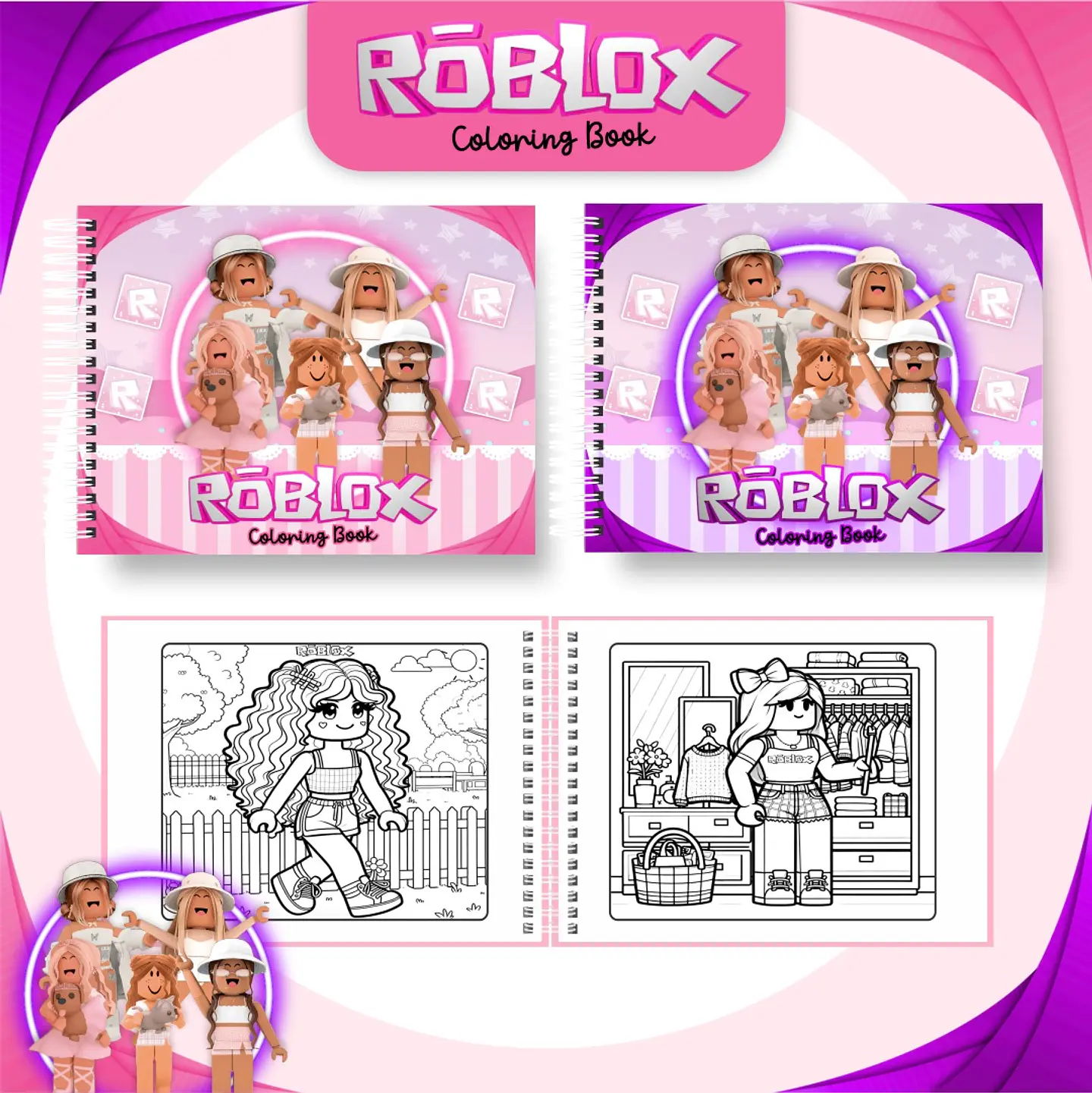 Arquivo livro de colorir roblox menina - PAMELLA 1