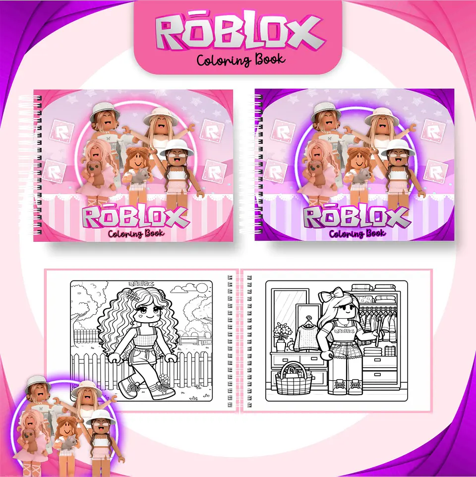 Arquivo livro de colorir roblox menina - PAMELLA 1