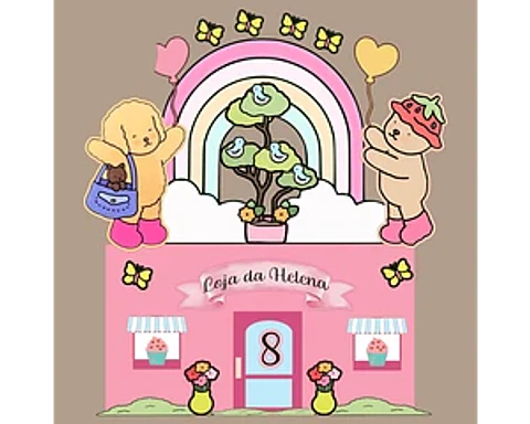 Arquivo topo de bolo Bobbie goods