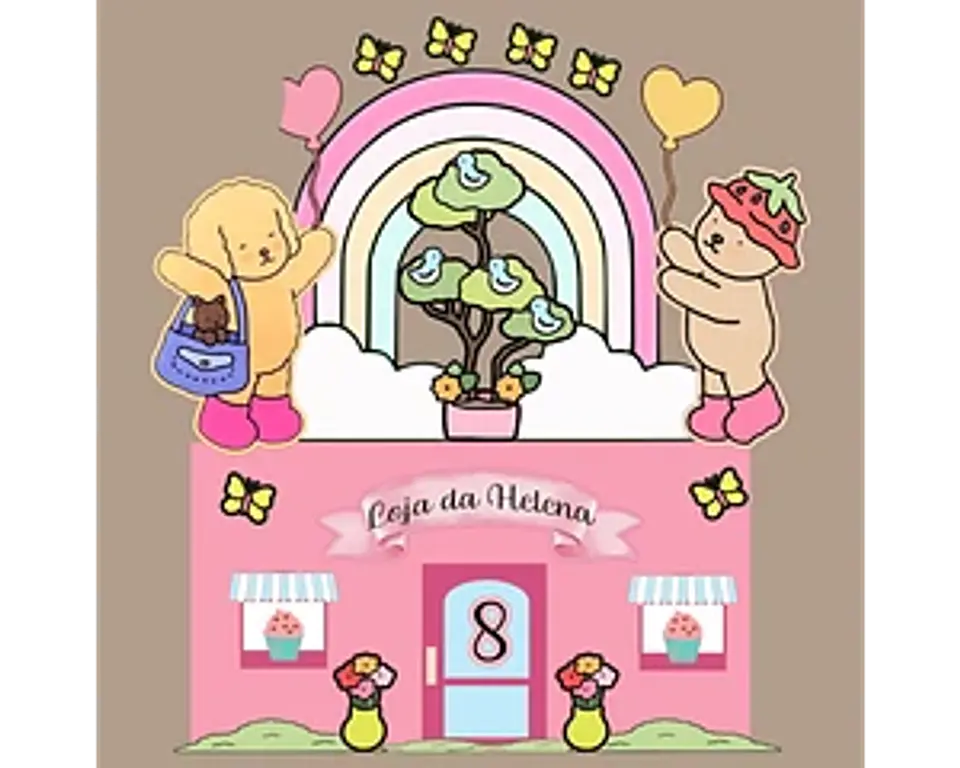 Arquivo topo de bolo Bobbie goods 1