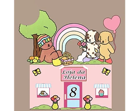 Arquivo topo de bolo Bobbie goods