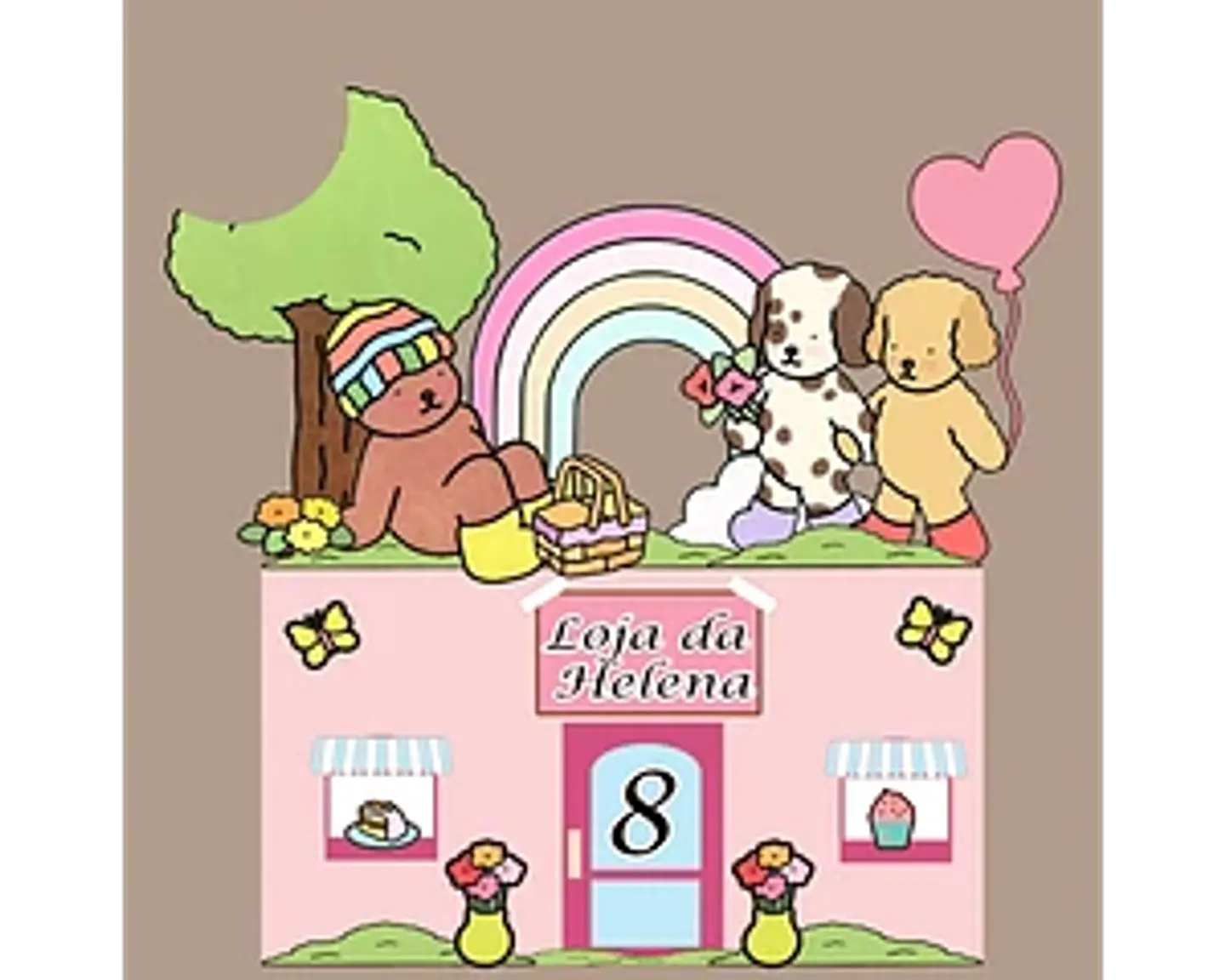 Arquivo topo de bolo Bobbie goods 1