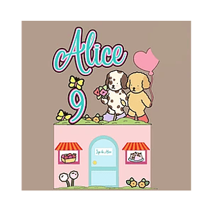 Arquivo topo de bolo Bobbie goods