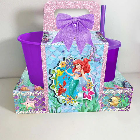 Arquivo de corte Ariel pequena sereia