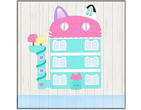 Arquivo topo de bolo casa da Gaby