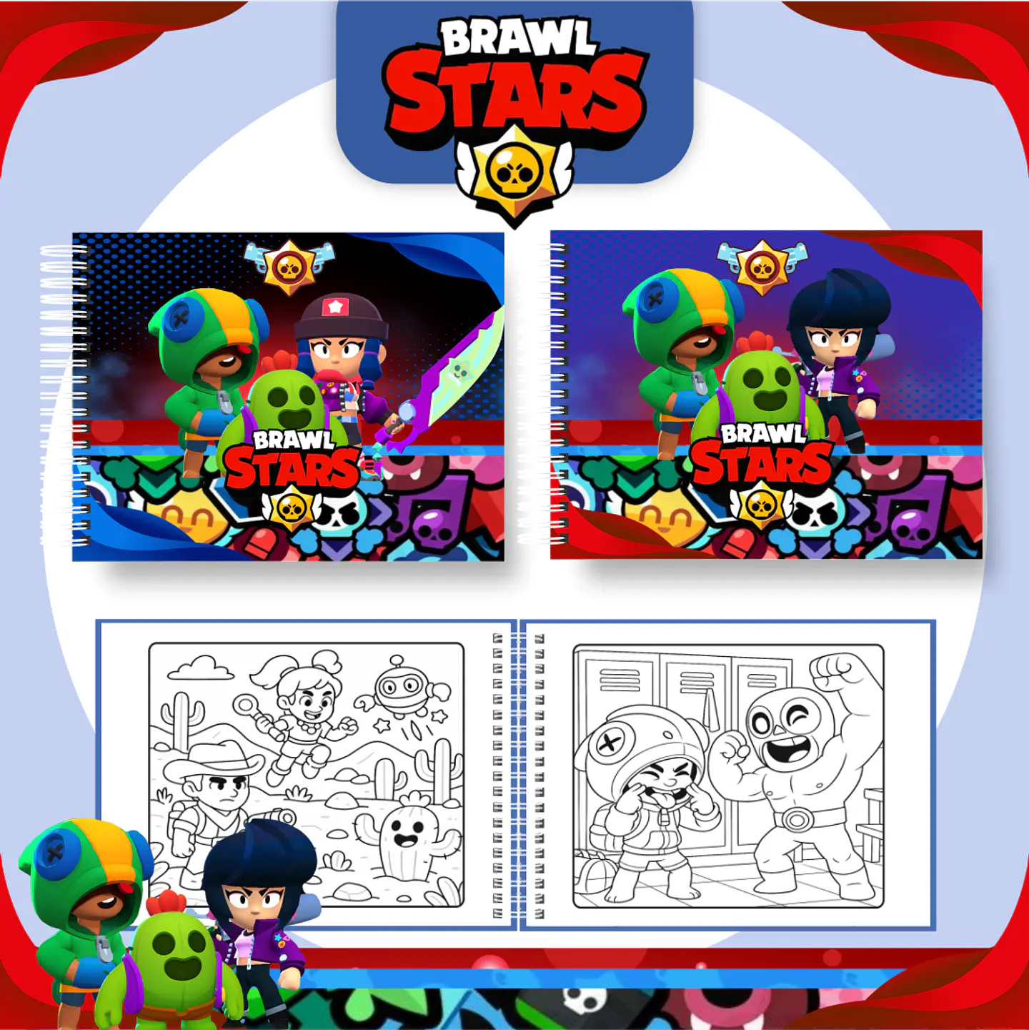 Arquivo Livro de Colorir brawl stars 1