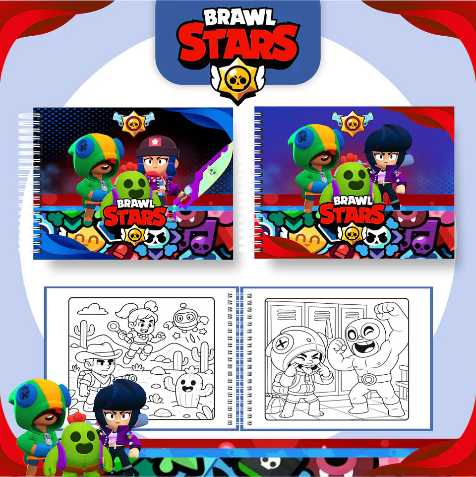Arquivo Livro de Colorir brawl stars 1