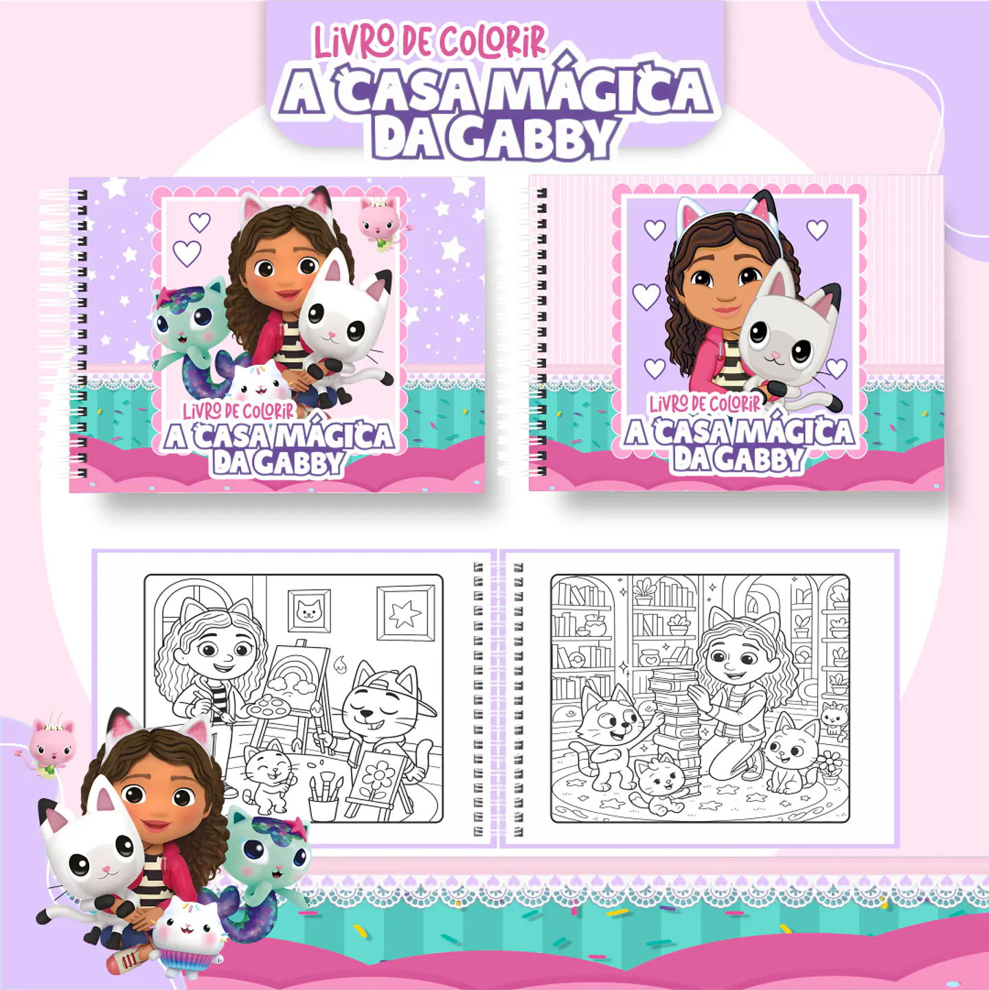 Arquivo Livro de Colorir a casa mágica da gabby 1