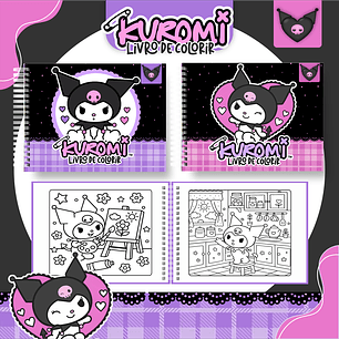 Arquivo Livro de Colorir kuromi