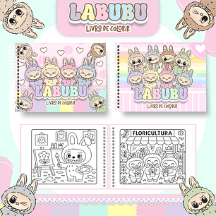 Arquivo Livro de Colorir Labubu