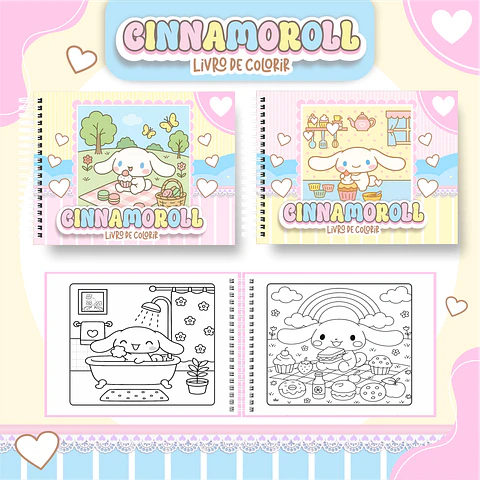 Arquivo Livro de Colorir Cinnamoroll