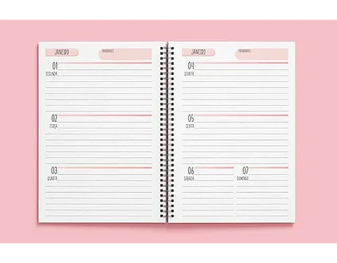 Arquivo miolo agenda 2024 visão semanal rosa -Tha moni