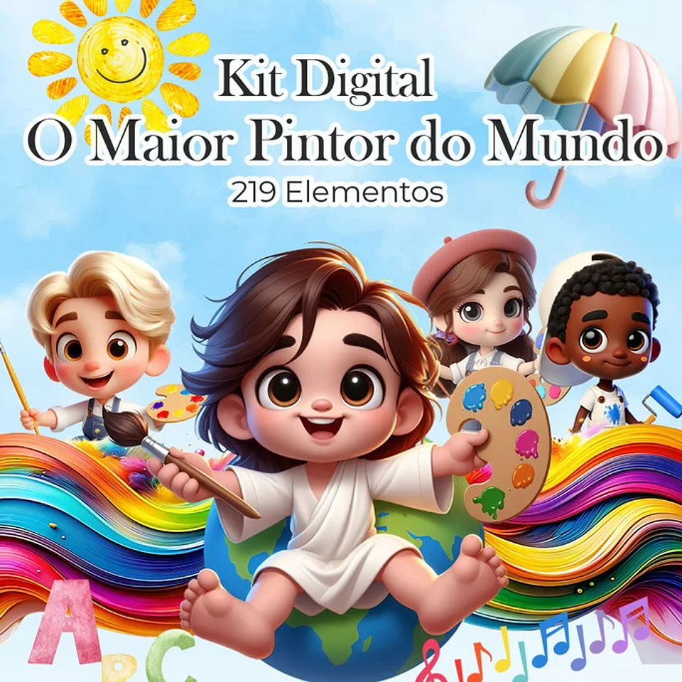 Kit Digital O Maior pintor do mundo - Camila Tanaka 1