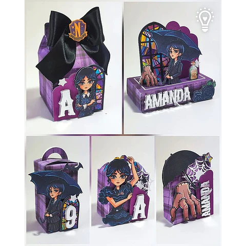 Arquivo de corte Wandinha