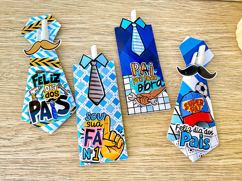 Arquivo Porta Caneta Gravata Dia dos Pais - Pandoca