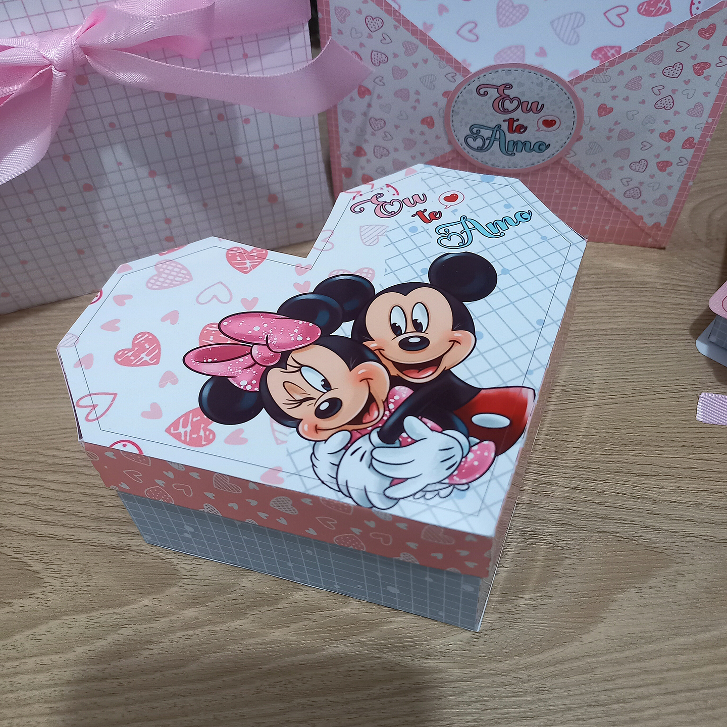 Arquivo dia dos namorados mickey e minnie  caixa coração - OVELIN 2