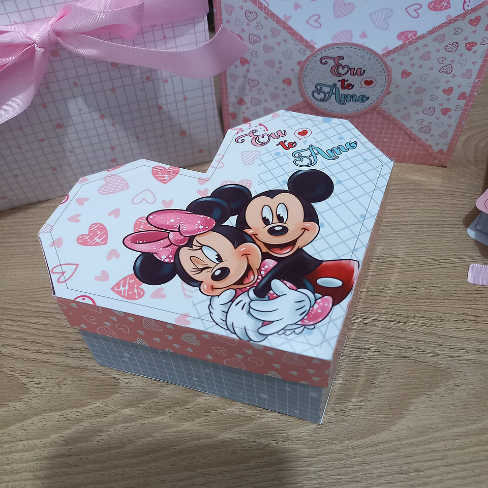 Arquivo dia dos namorados mickey e minnie  caixa coração - OVELIN 2