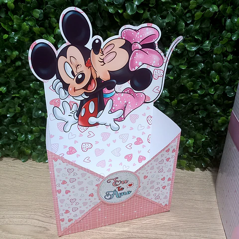 Arquivo dia dos namorados mickey e minnie caixa envelope - OVELIN