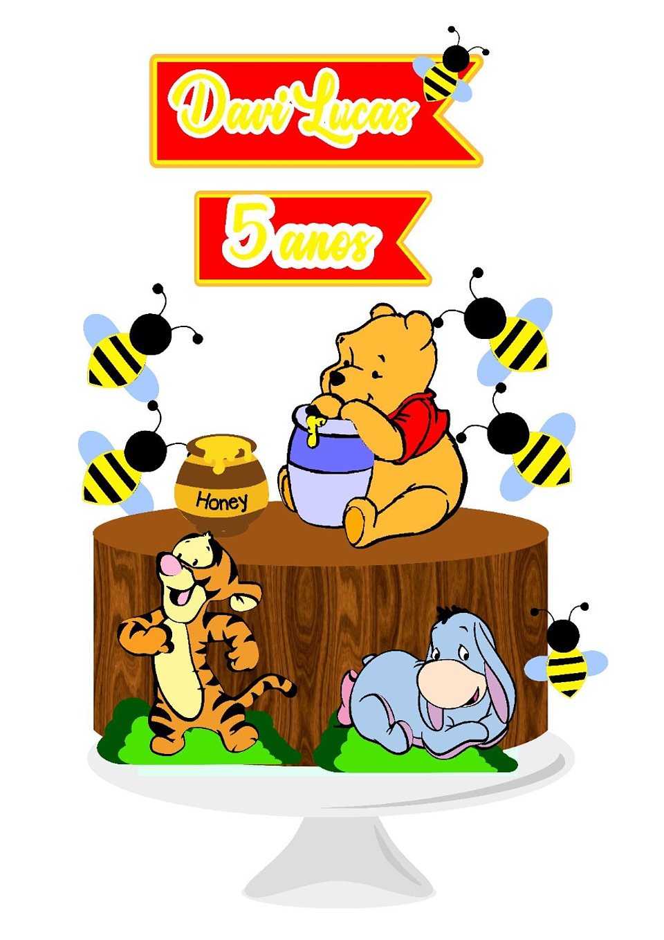 Arquivo Topo Ursinho Pooh 1