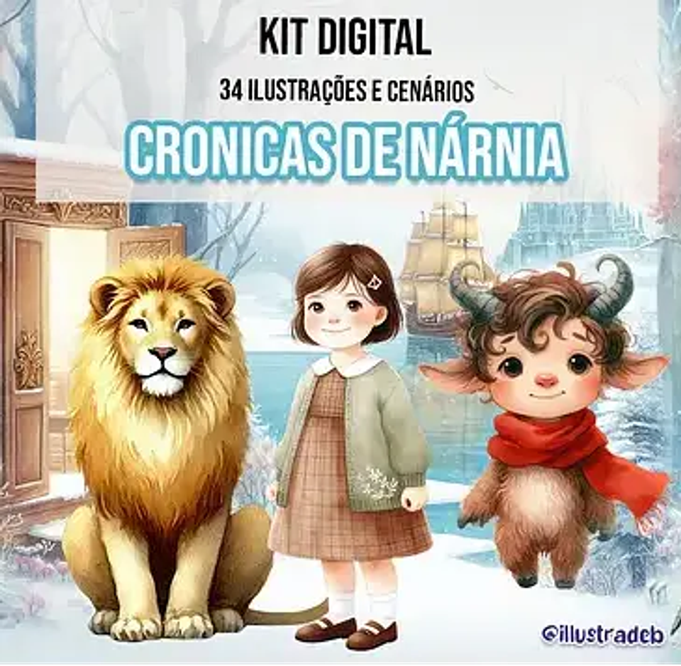 Kit Digital Crônicas de Nárnia - ILUSTRADEB 1