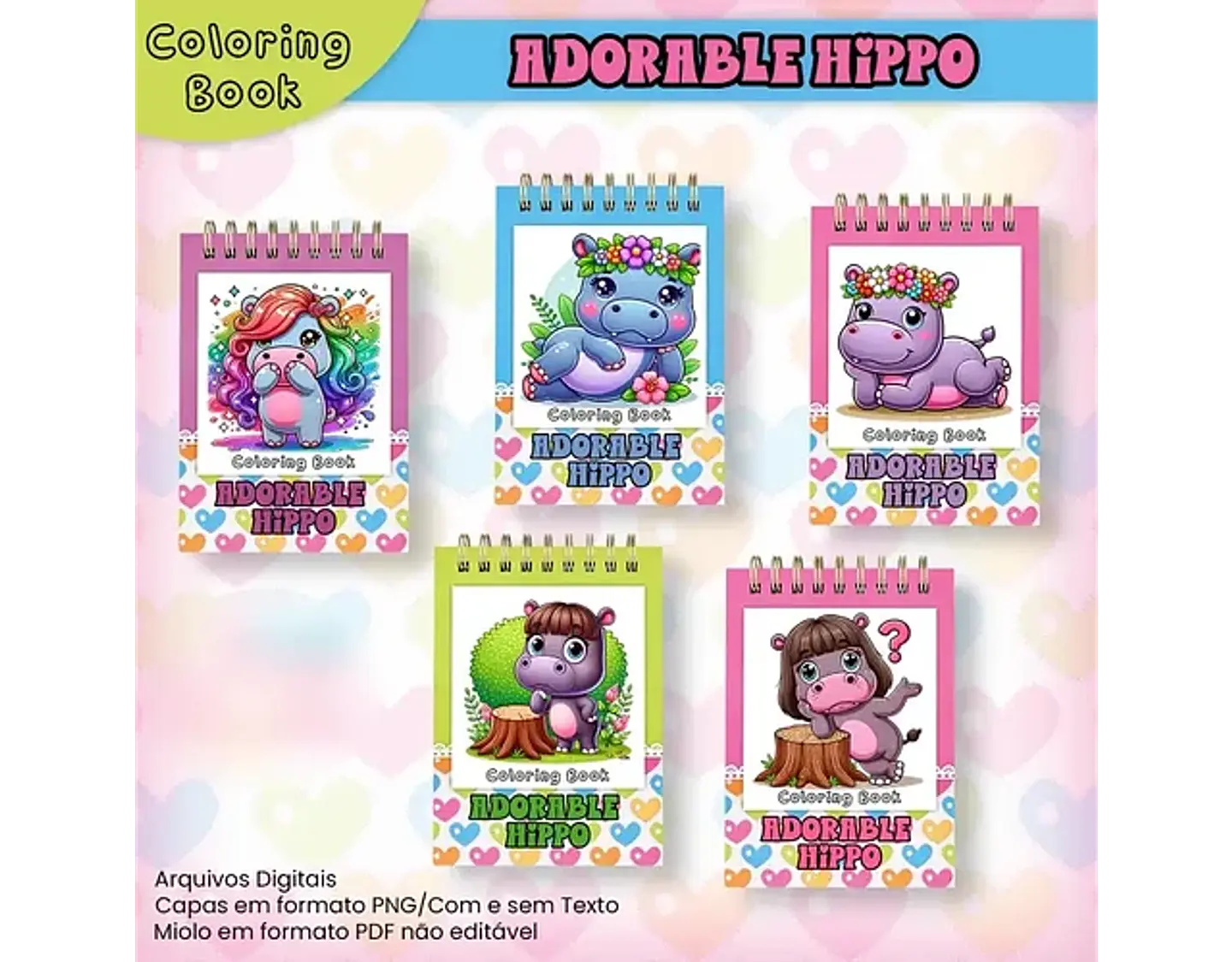 Arquivo livro de colorir adorable hippo - JANA BICALHO 1