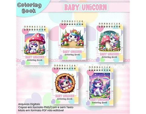 Arquivo livro de colorir baby unicornio - JANA BICALHO
